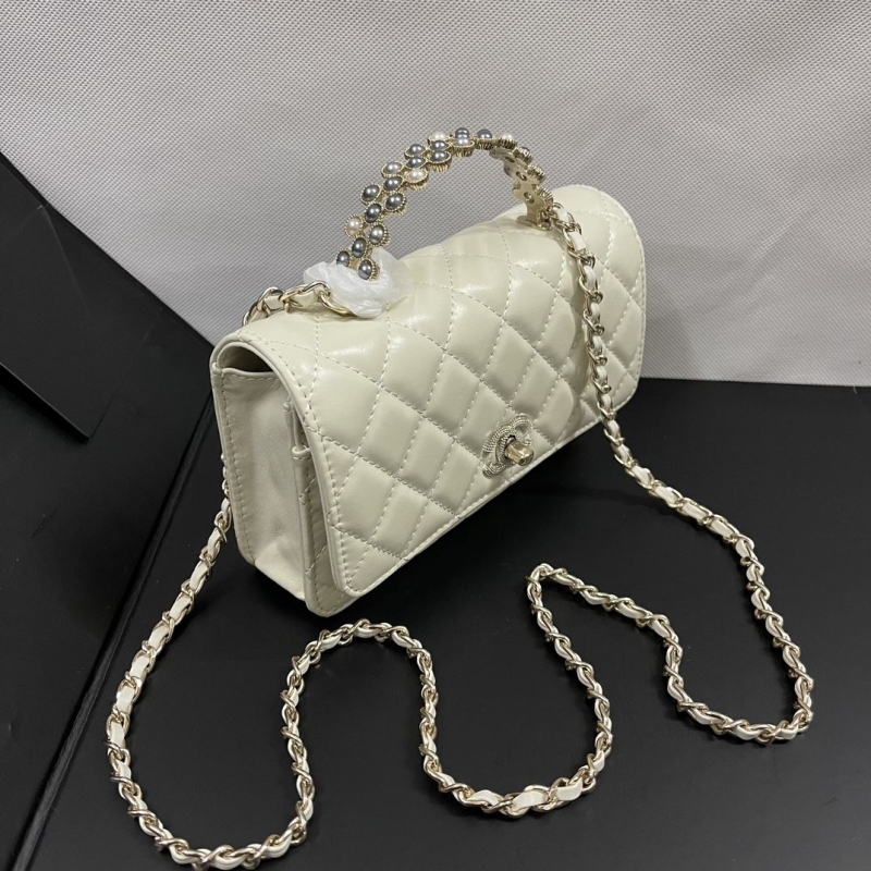Ch**el top handle bags